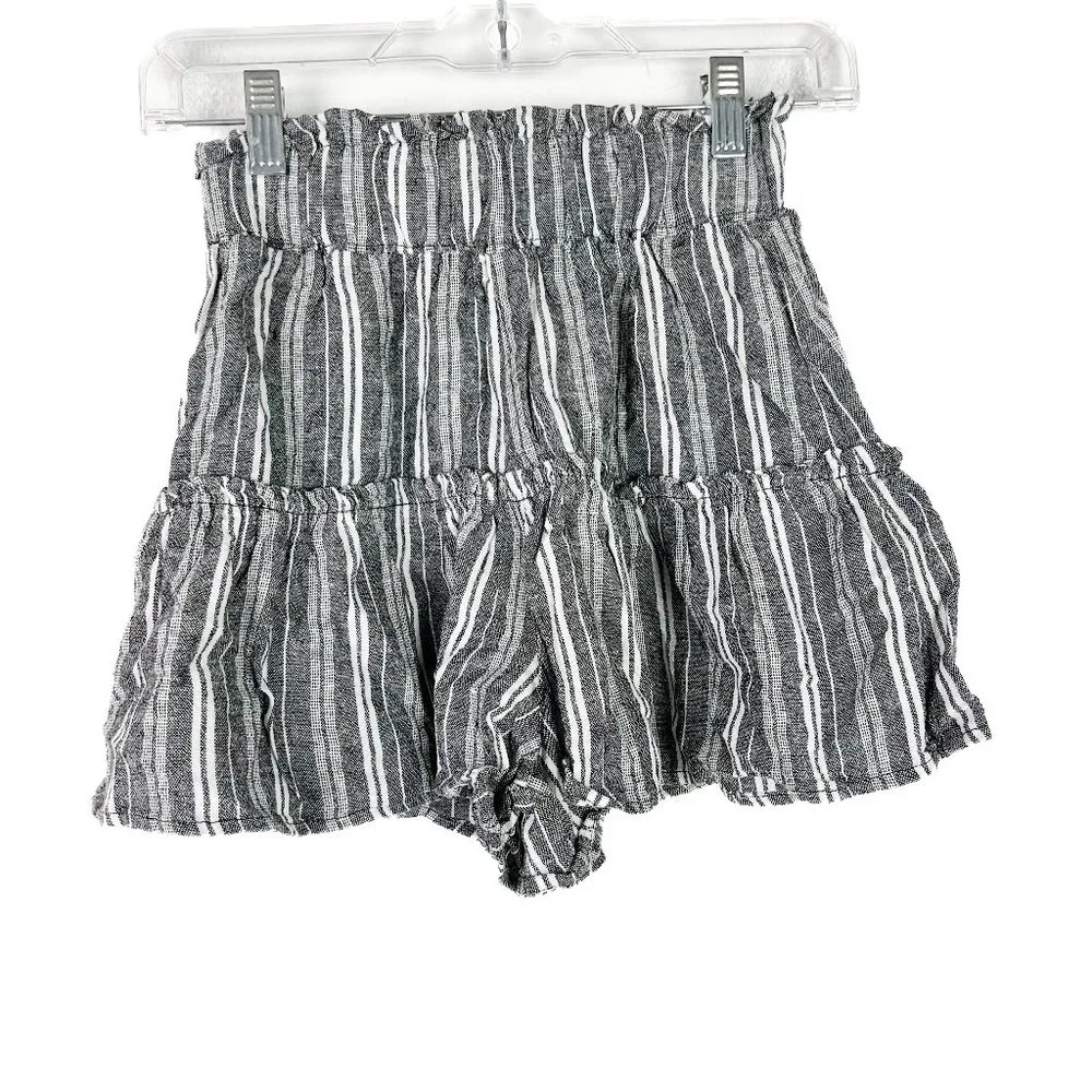 NWT Vanilla Star Striped Skirty Short High Rise Size XS X-Small NEW - Picture 1 of 13